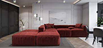 Диваны в интерьере гостиной-18, Модный диван Фри